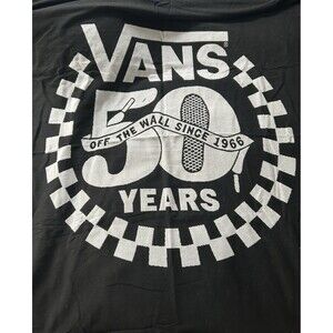 VANS 50th Anniversary Woven Fringe Edge Throw Blanket 65" X 53" Collectible NEW